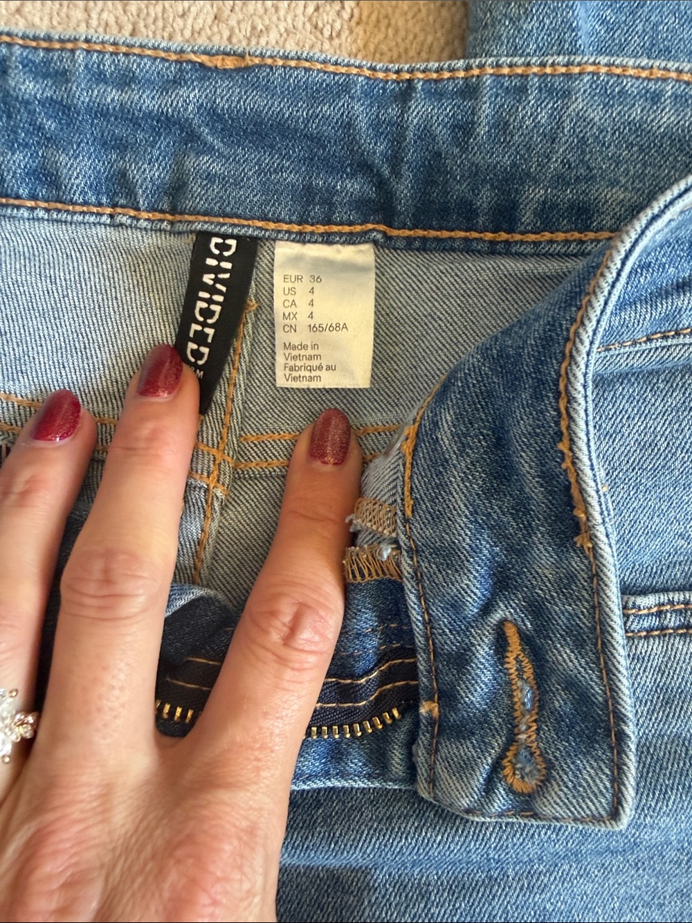 Divided Medium Blue Flare Jeans — Wide Leg - Picture 2 of 3